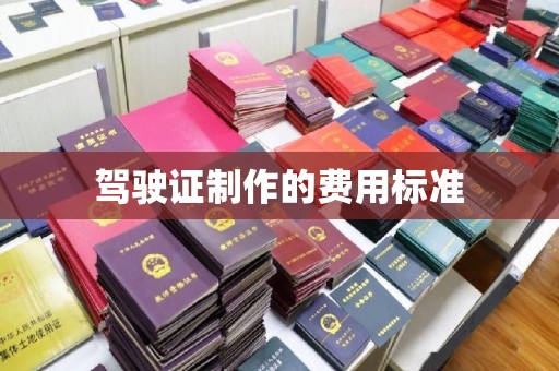 望城驾驶证制作的费用标准