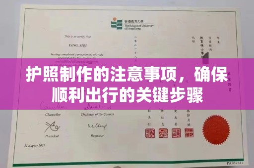 长武护照制作的注意事项，确保顺利出行的关键步骤